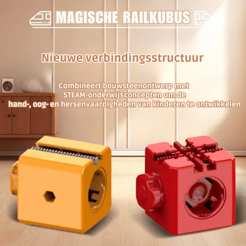NovaRail 3D Railway Construction Kit For Kids With Rechargeable Locomotive | Temsk