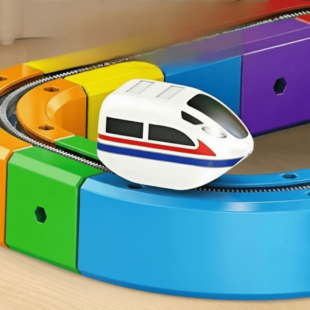 NovaRail 3D Railway Construction Kit For Kids With Rechargeable Locomotive | Temsk
