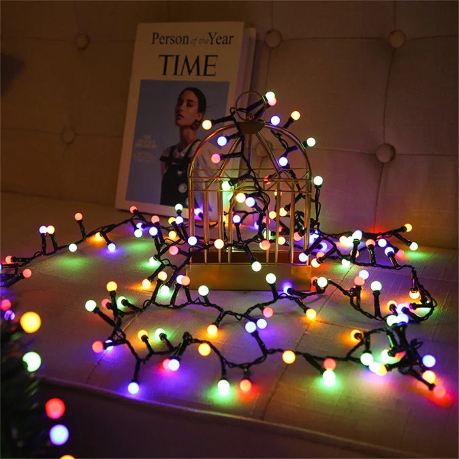 LumaGlow Waterproof LED String Lights With 8 Modes For Outdoor And Party Decor | Temsk