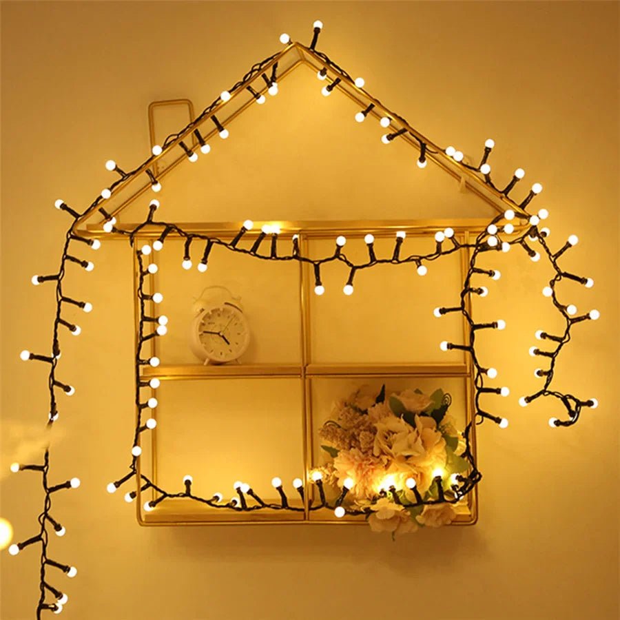 LumaGlow Waterproof LED String Lights With 8 Modes For Outdoor And Party Decor | Temsk