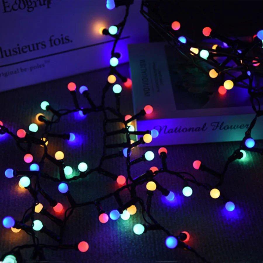 LumaGlow Waterproof LED String Lights With 8 Modes For Outdoor And Party Decor | Temsk