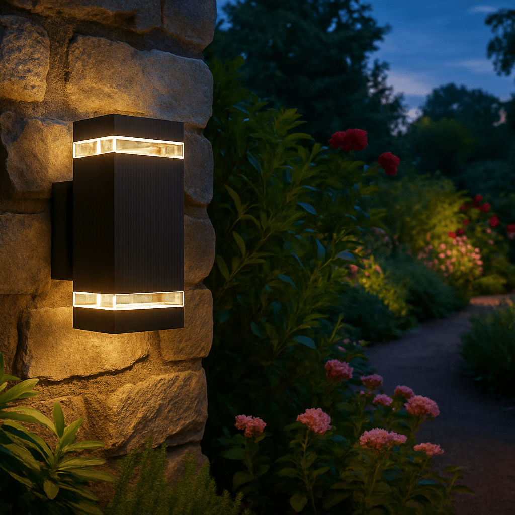 AuroraEdge Modern Upward And Downward Outdoor Lights IP65 Waterproof Garden Lamps | Temsk