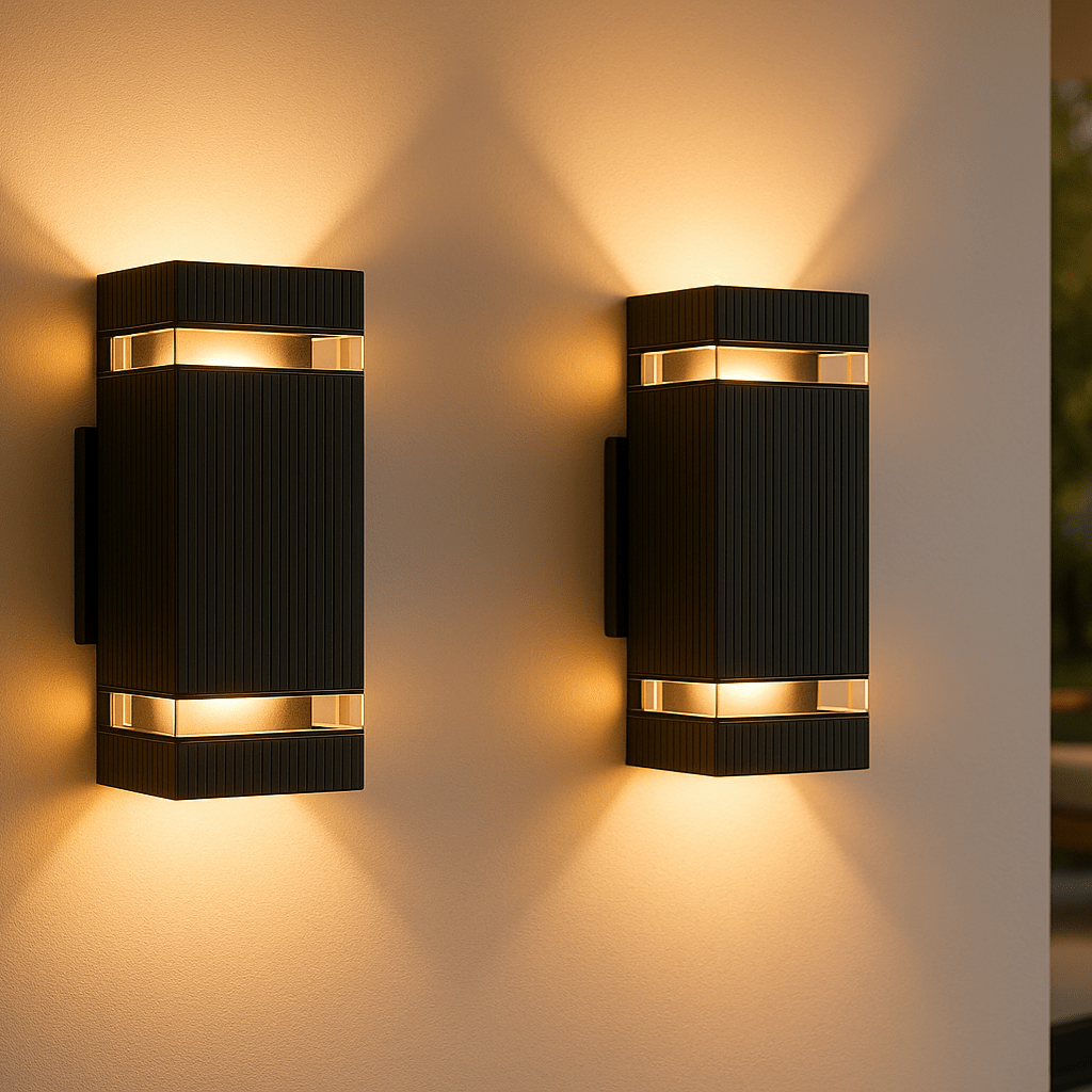 AuroraEdge Modern Upward And Downward Outdoor Lights IP65 Waterproof Garden Lamps | Temsk