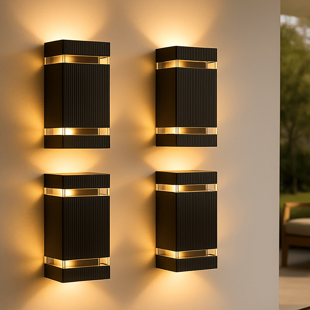 AuroraEdge Modern Upward And Downward Outdoor Lights IP65 Waterproof Garden Lamps | Temsk