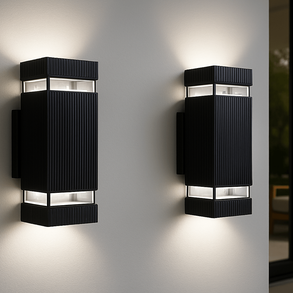 AuroraEdge Modern Upward And Downward Outdoor Lights IP65 Waterproof Garden Lamps | Temsk