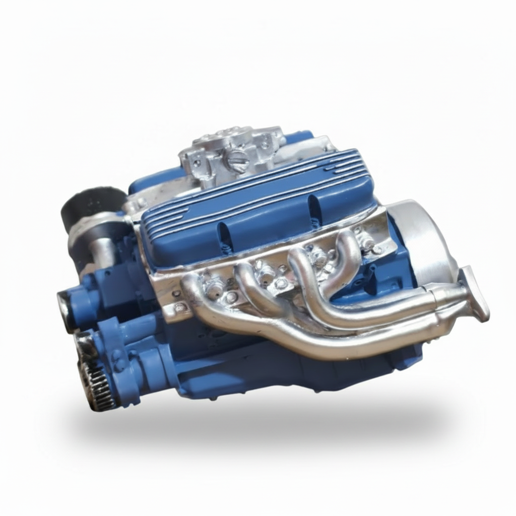 V8-Benzinmotor-Figurenmodell zur Ausstellung und Sammlung | Temsk