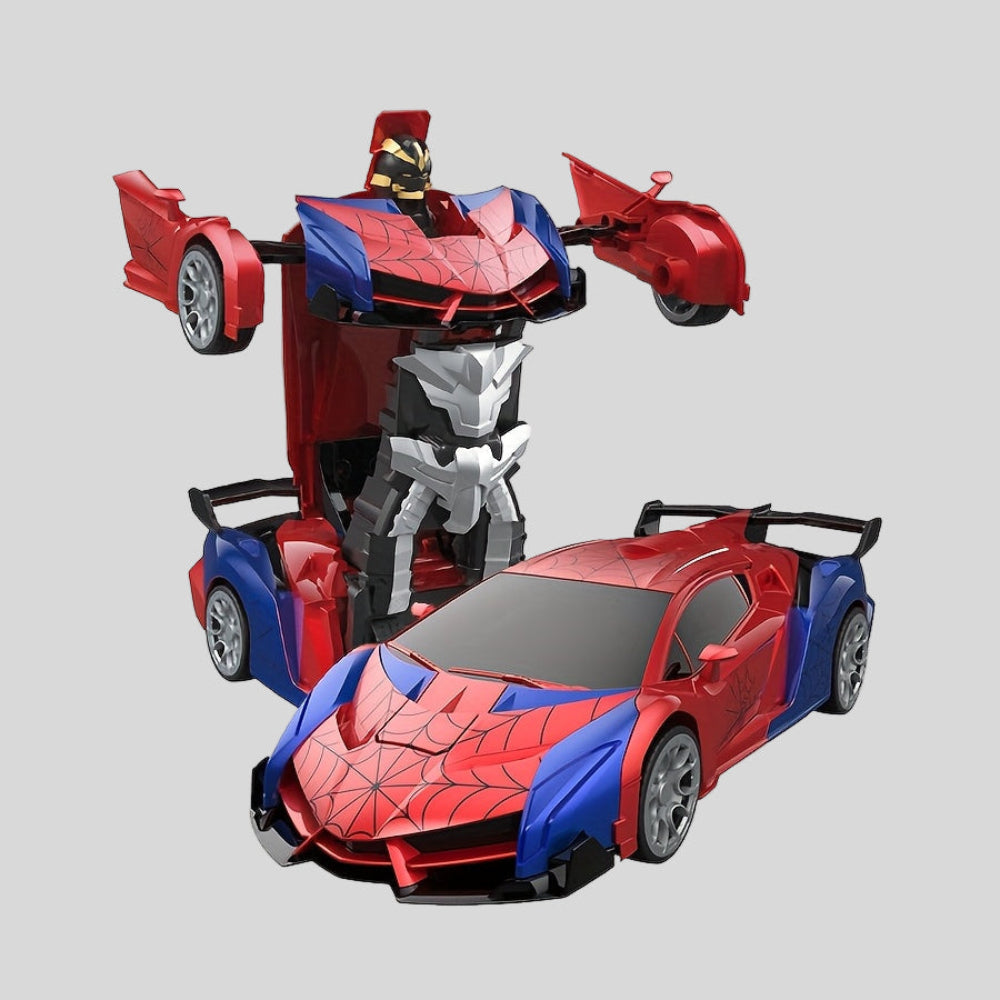 Remote Controlled Car Transforms Into Robot With LED Lights For Kids | Temsk