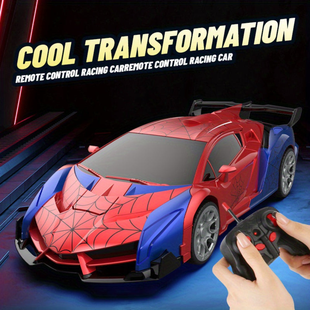 Remote Controlled Car Transforms Into Robot With LED Lights For Kids | Temsk