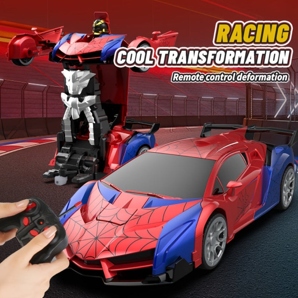 Remote Controlled Car Transforms Into Robot With LED Lights For Kids | Temsk