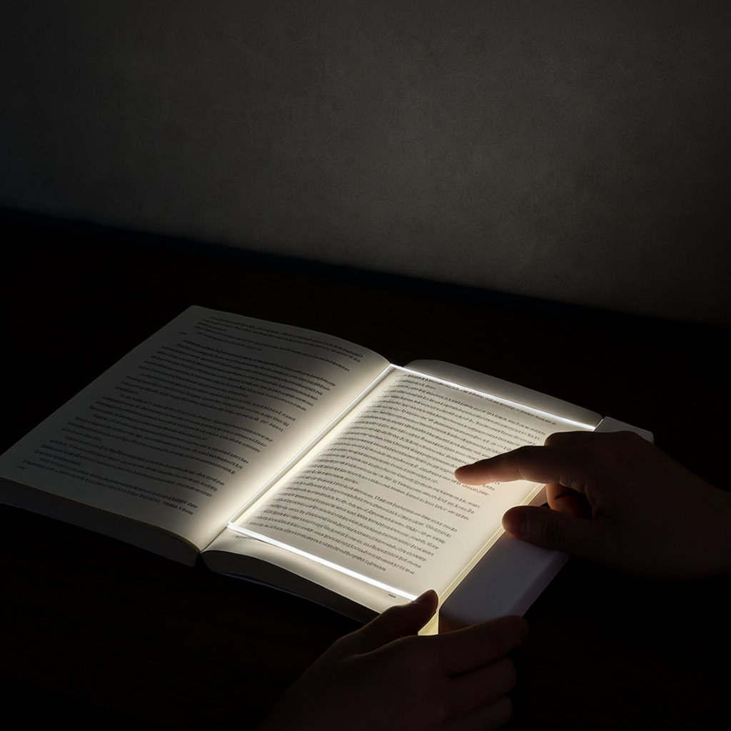 Ultrathin LED Book Light With USB Rechargeable Reading Lamp | Temsk