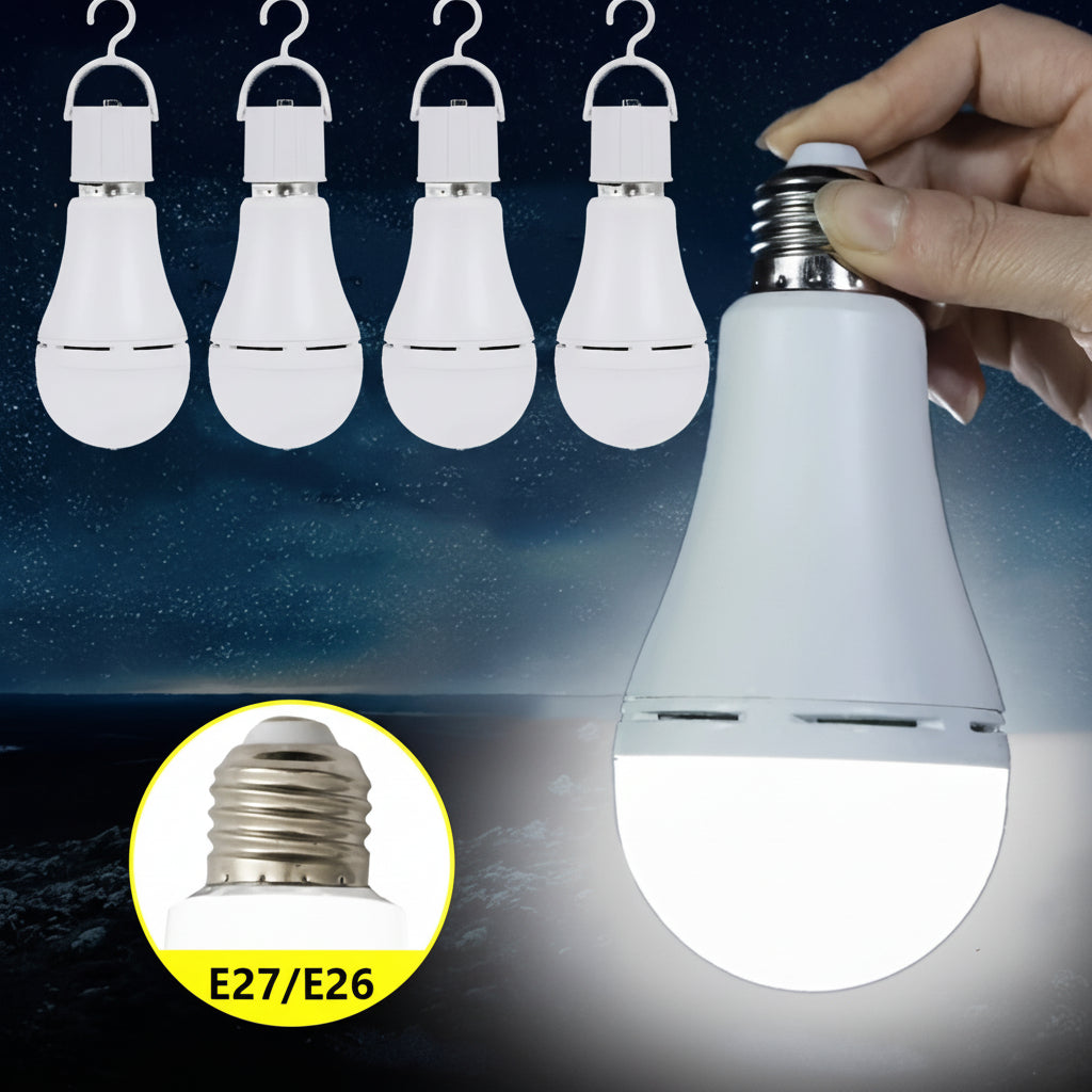 Rechargeable LED Bulb For Emergency Lighting And Everyday Use | Temsk