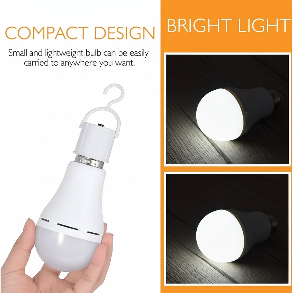 Rechargeable LED Bulb For Emergency Lighting And Everyday Use | Temsk