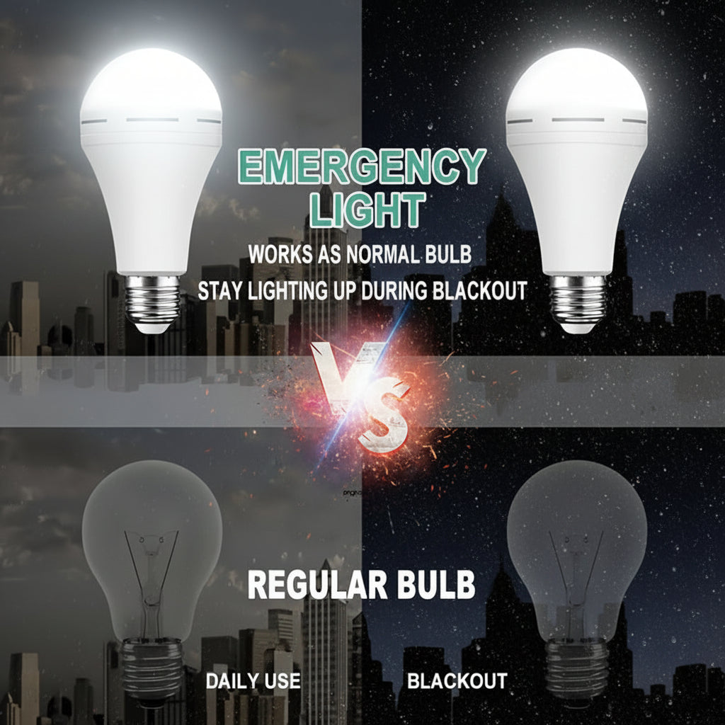 Rechargeable LED Bulb For Emergency Lighting And Everyday Use | Temsk