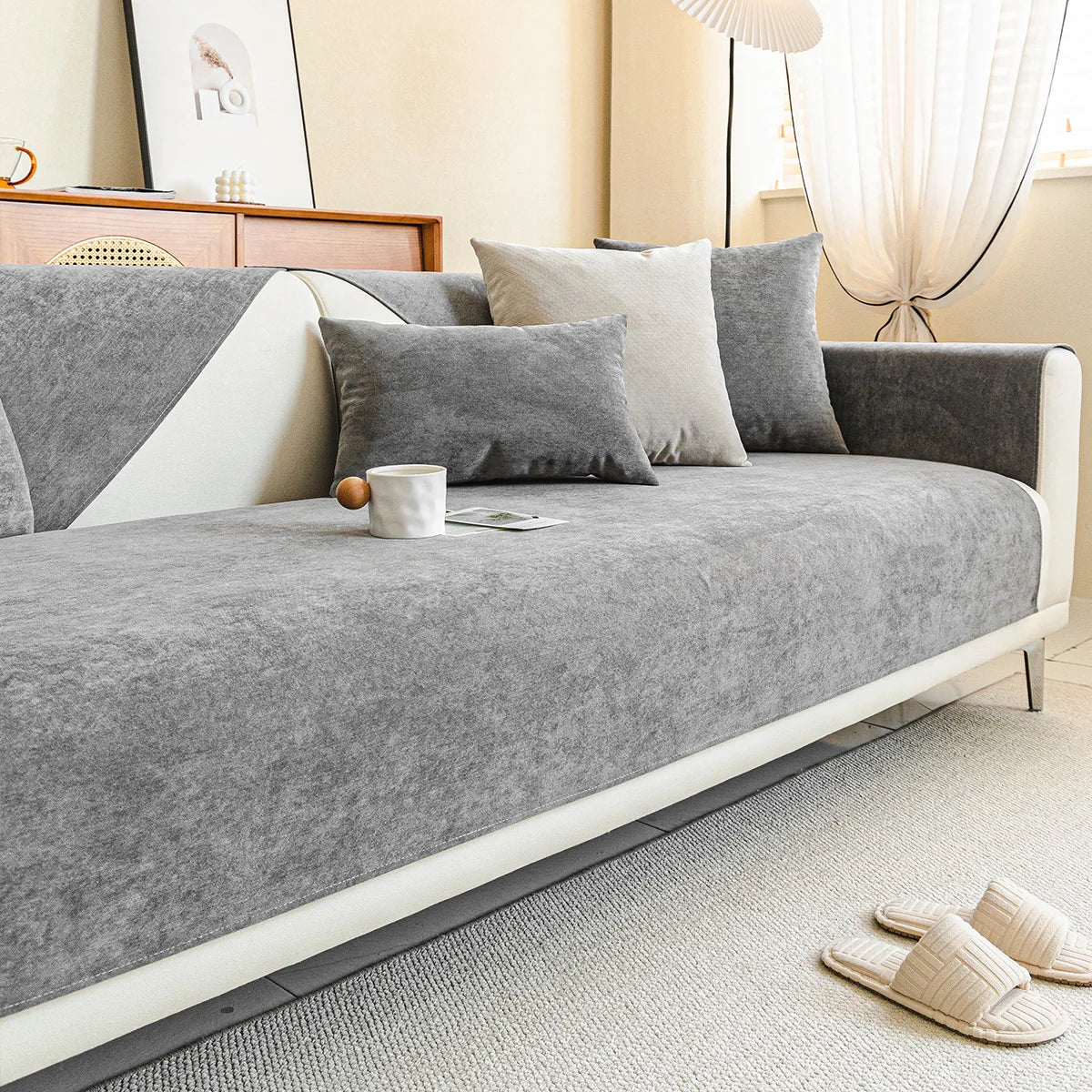 GreenShield Sustainable Sofa Cover Against Pet Scratches | Temsk