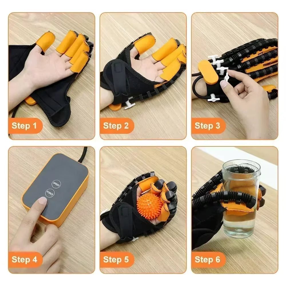GripNova Auto Hand Trainer Glove For Home Rehabilitation And Strength Building | Temsk