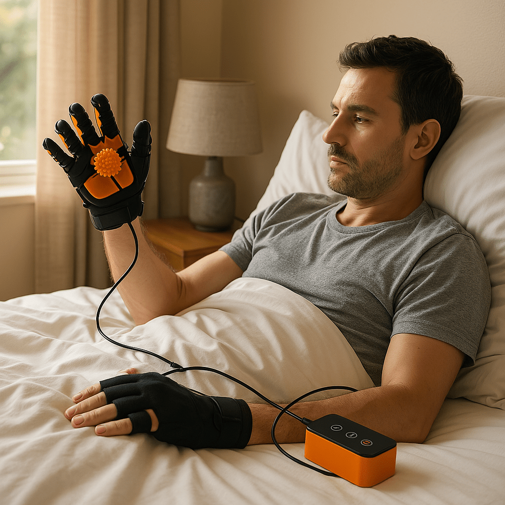 GripNova Auto Hand Trainer Glove For Home Rehabilitation And Strength Building | Temsk
