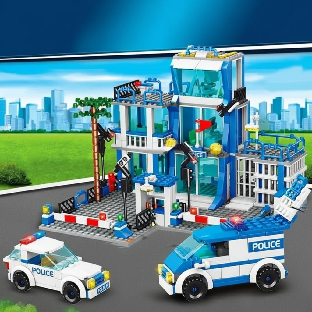 MetroGuard City Police Station With Officers And Accessories | Temsk