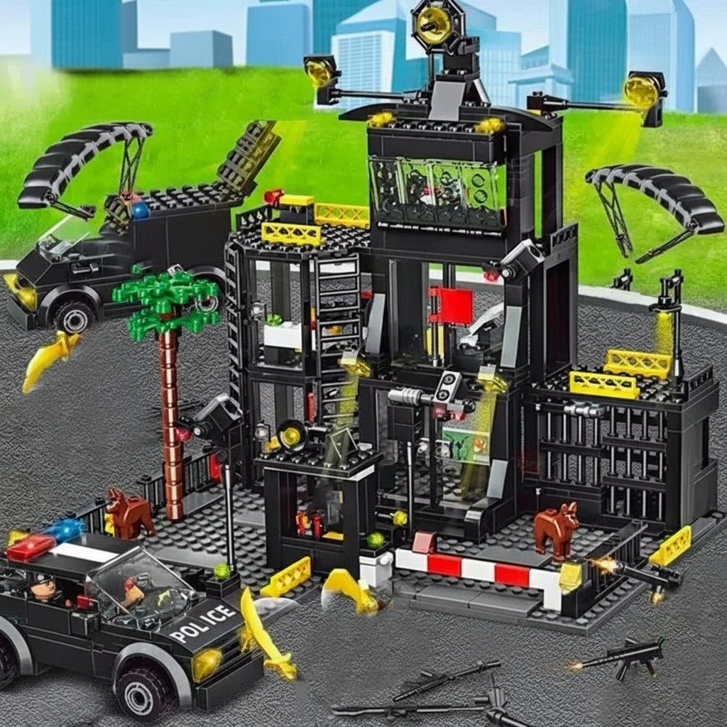 MetroGuard City Police Station With Officers And Accessories | Temsk