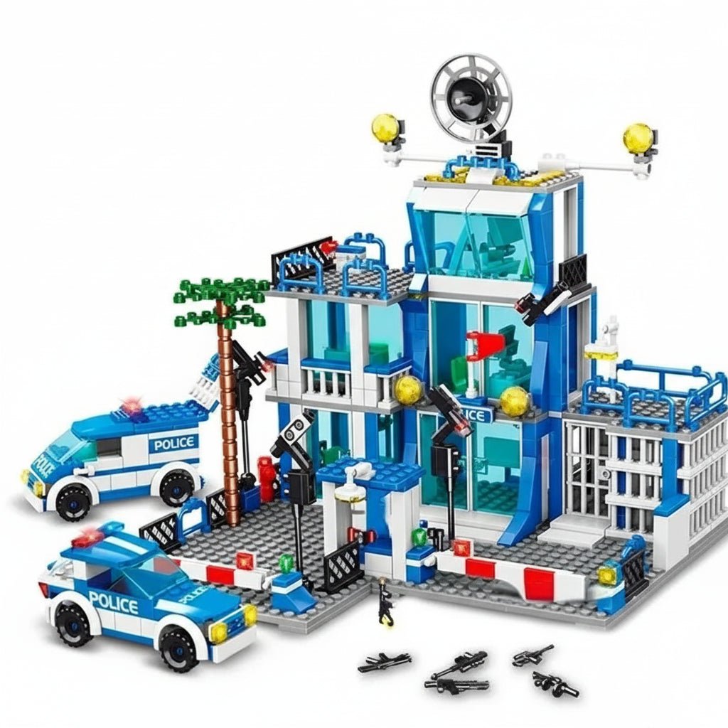 MetroGuard City Police Station With Officers And Accessories | Temsk