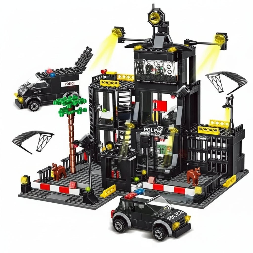 MetroGuard City Police Station With Officers And Accessories | Temsk