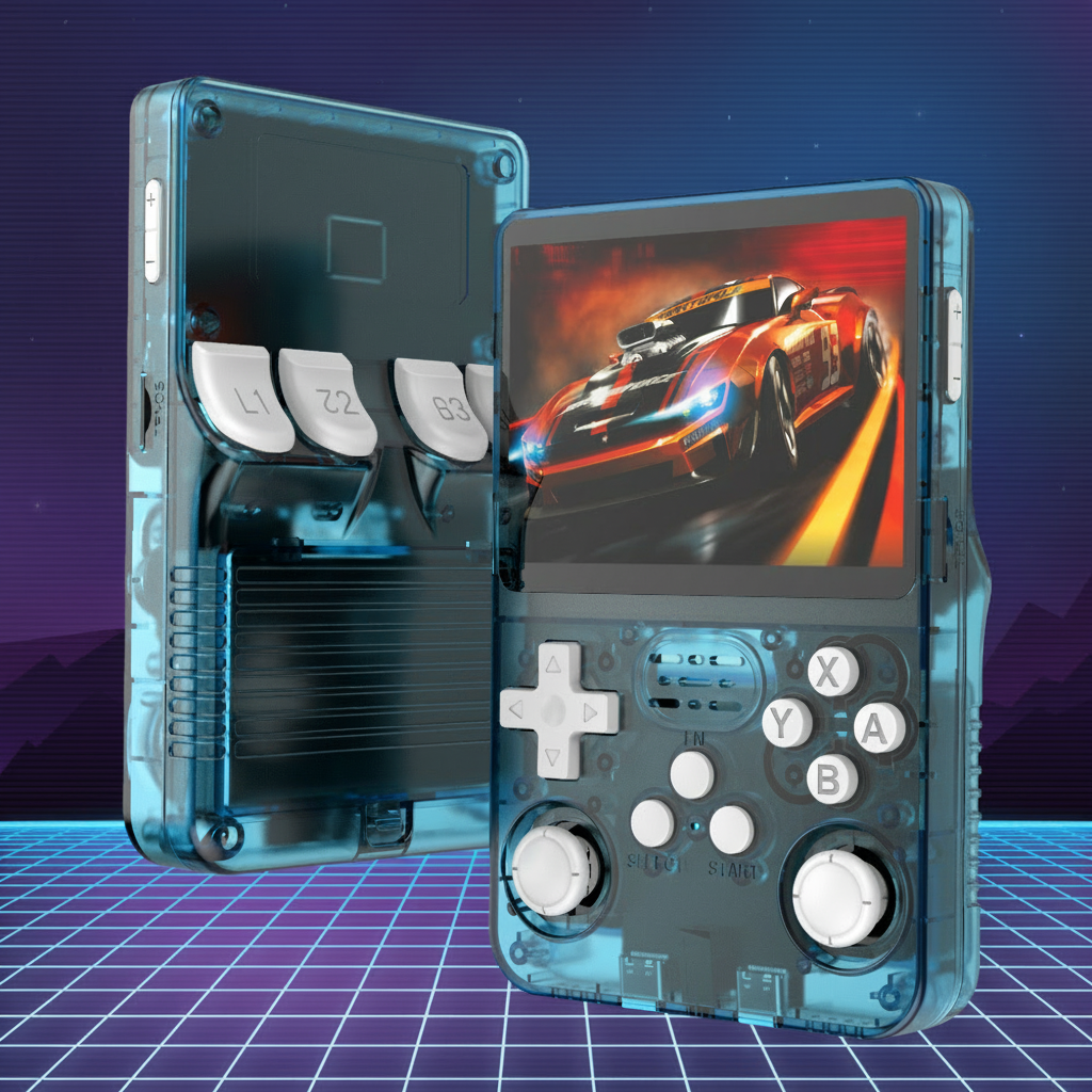 Retro Portable Handheld Gaming System With IPS Display | Temsk