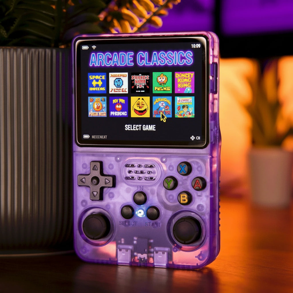 Retro Portable Handheld Gaming System With IPS Display | Temsk