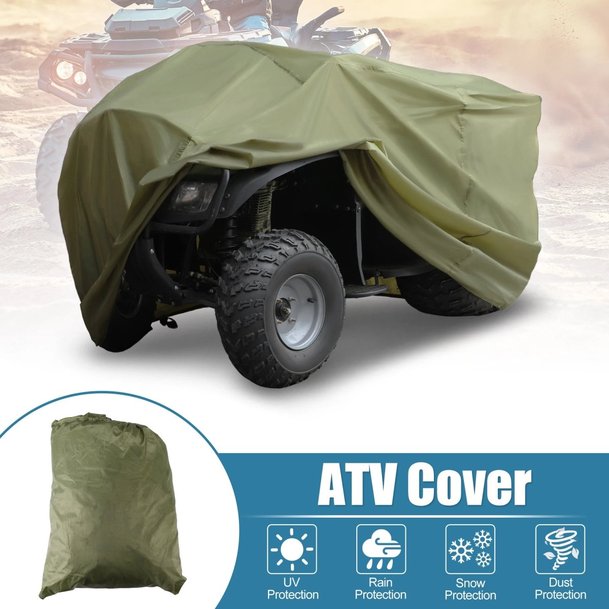ApexGuard Weatherproof ATV Cover With UV Protection | Temsk