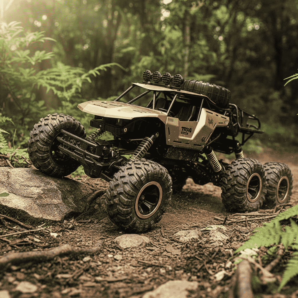 TerraBeast 6WD RC Monster Truck With LED Lights, 52 km/h Top Speed For Offroad Fun | Temsk