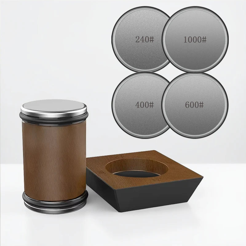 ApexSharp Rolling Knife Sharpener Set With Diamond Grinder And Wooden Platform | Temsk