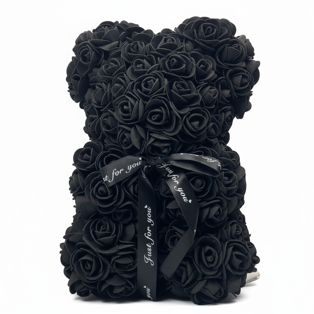 Lovely Foam Rose Teddy Bear Gift For Romantic Home Decor | Temsk