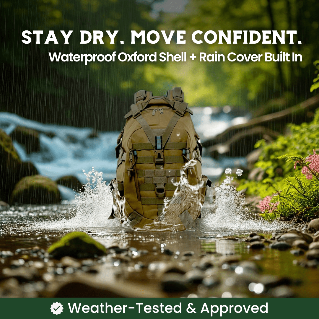 NovaGuard 40L Tactical Backpack Outdoor Rucksack With Waterproof Military Quality | Temsk