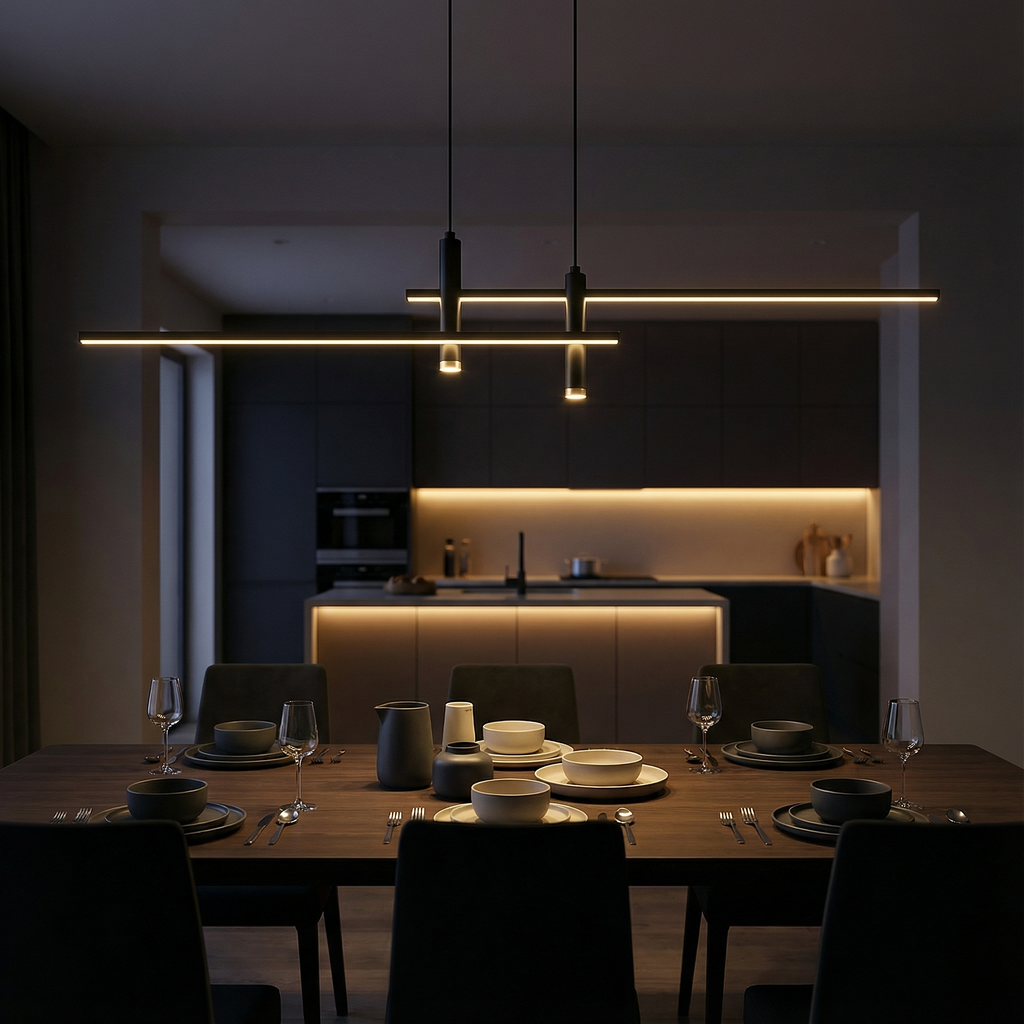 NovaGlow Elegant Modern Kitchen Pendant Lighting For Stylish Spaces | Temsk