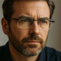 Titanium-Fassung Lesebrille mit progressiven Gläsern und photochromatischer Tönung | Temsk