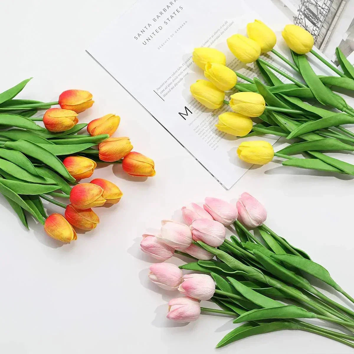 Velora Real Touch Artificial Tulips For Elegant Decoration | Temsk