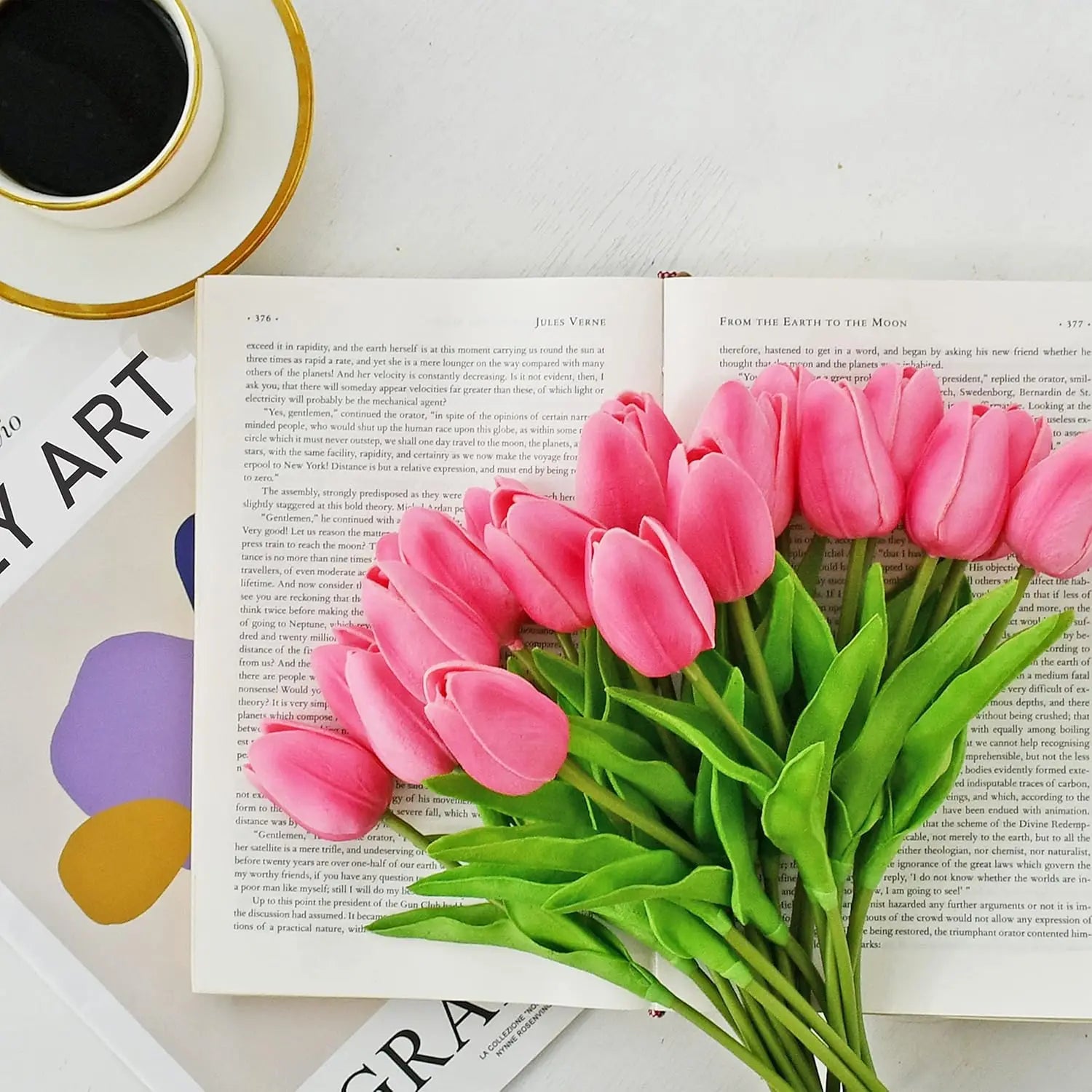 Velora Real Touch Artificial Tulips For Elegant Decoration | Temsk