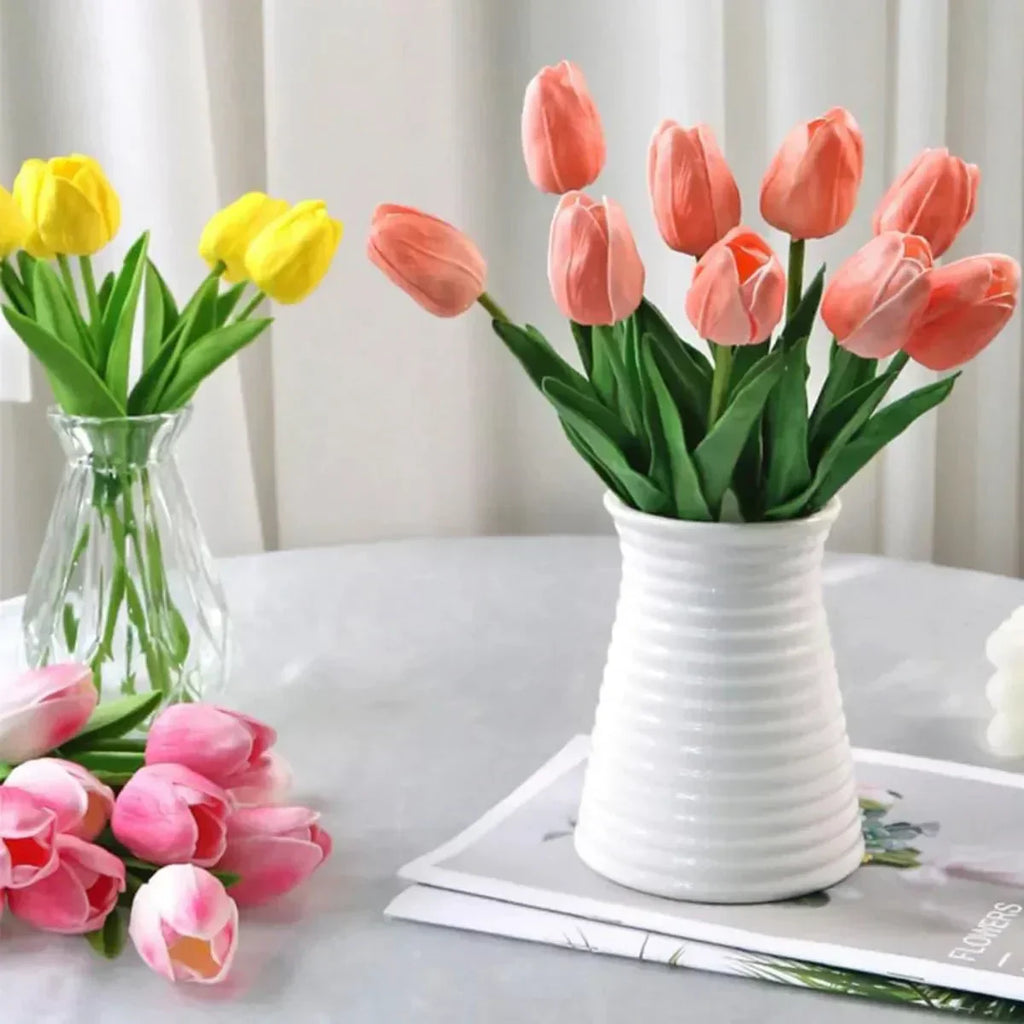 Velora Real Touch Artificial Tulips For Elegant Decoration | Temsk