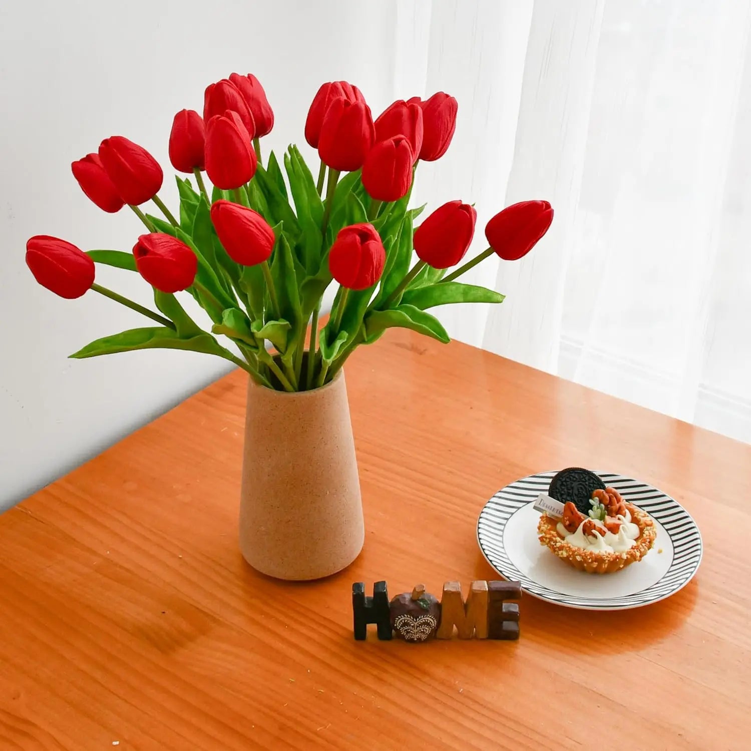 Velora Real Touch Artificial Tulips For Elegant Decoration | Temsk