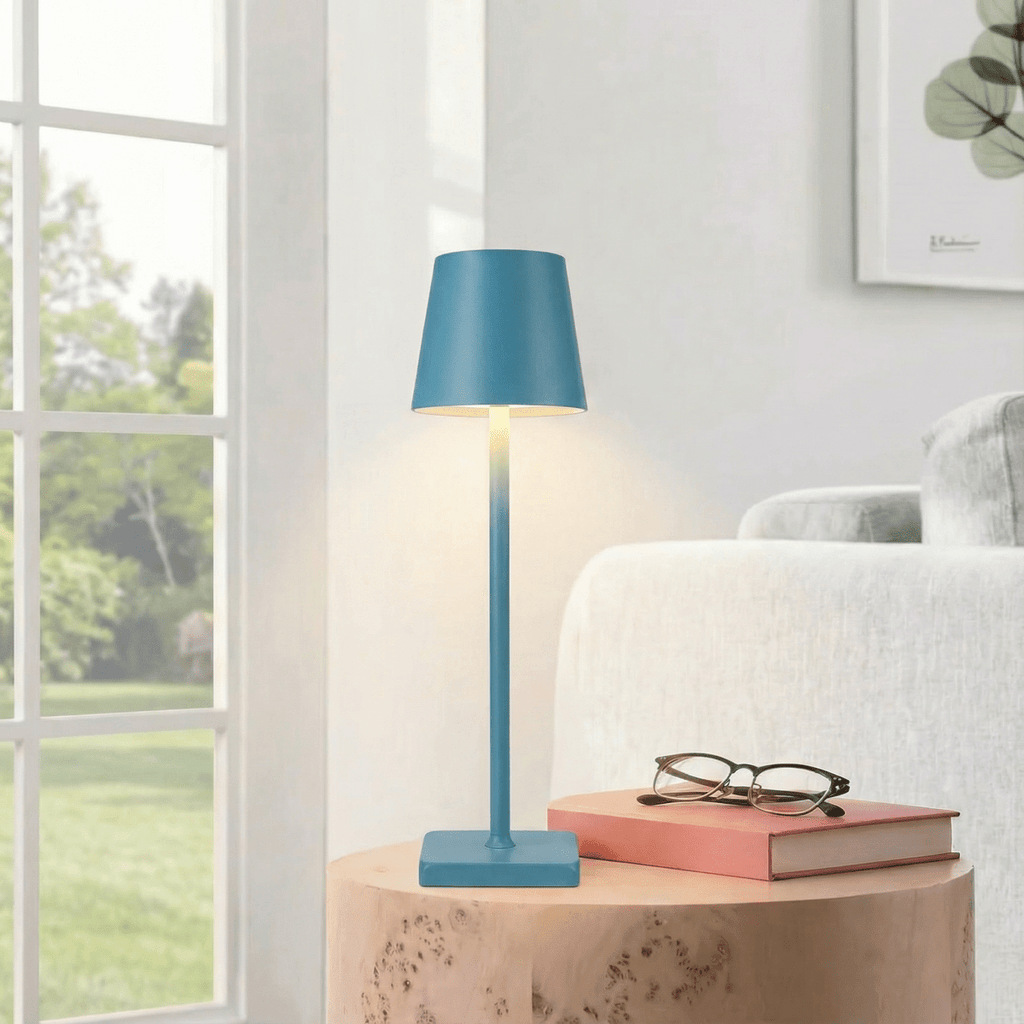 Dobíjecí LED stolní lampa s dotykovým ovládáním, stmívatelná, výška 15 palců | Temsk