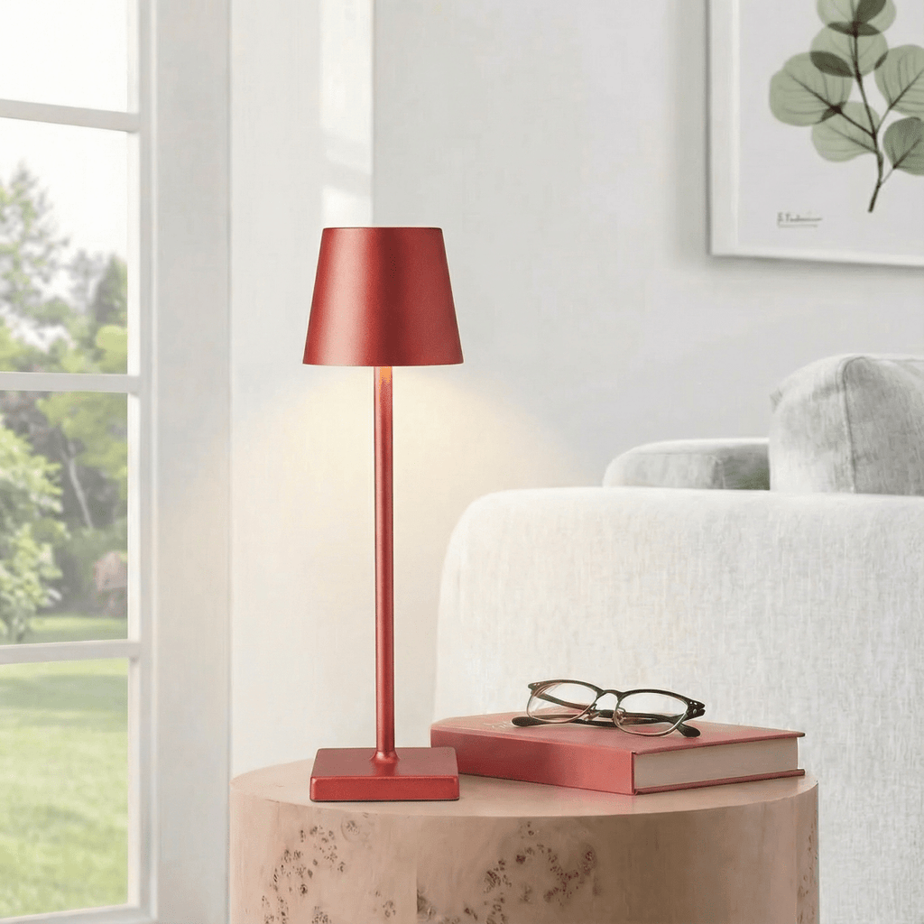 Dobíjecí LED stolní lampa s dotykovým ovládáním, stmívatelná, výška 15 palců | Temsk