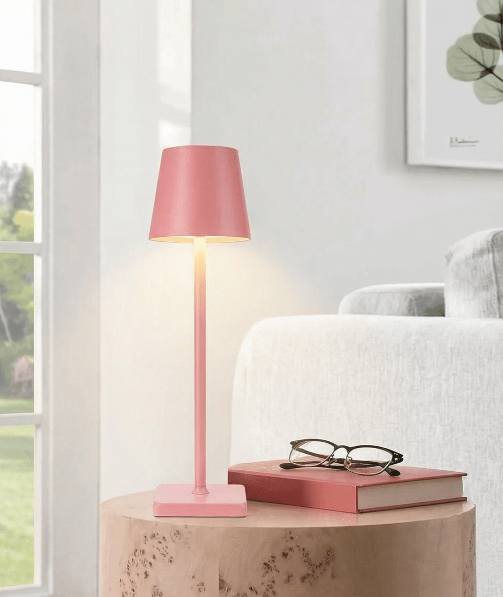 Dobíjecí LED stolní lampa s dotykovým ovládáním, stmívatelná, výška 15 palců | Temsk