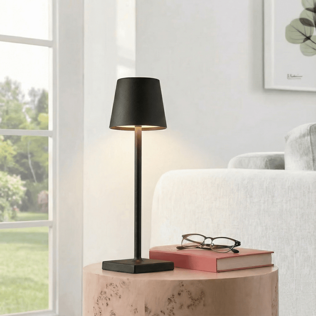Dobíjecí LED stolní lampa s dotykovým ovládáním, stmívatelná, výška 15 palců | Temsk