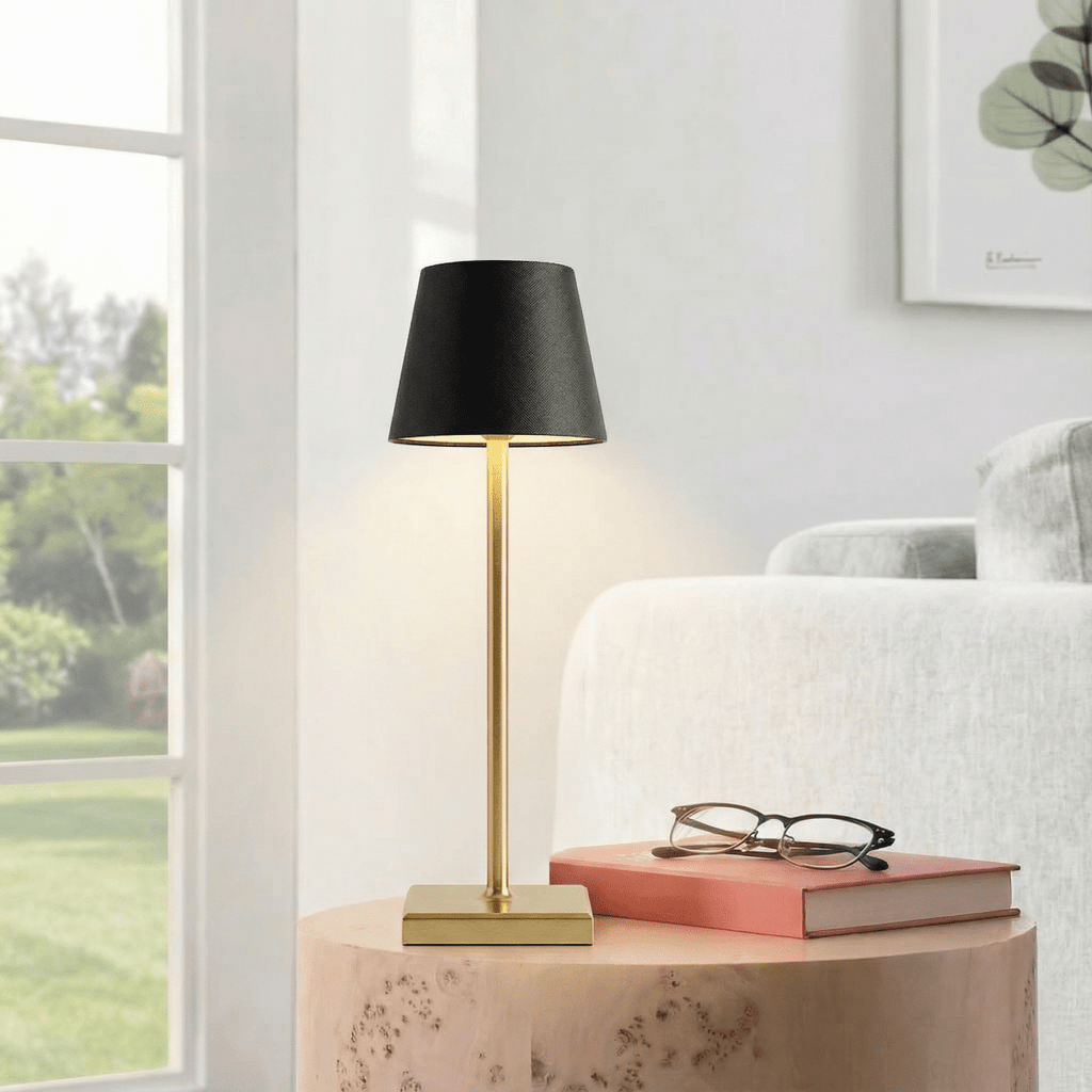 Dobíjecí LED stolní lampa s dotykovým ovládáním, stmívatelná, výška 15 palců | Temsk