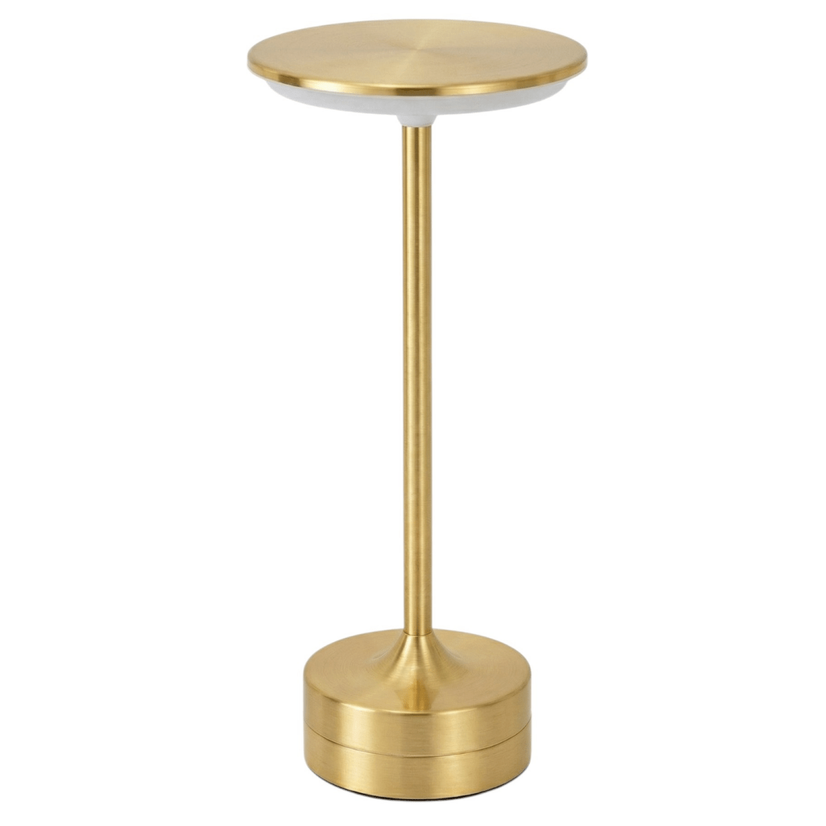 Cordless Rechargeable LED Table Lamp With Touch Control Chrome Finish | Temsk