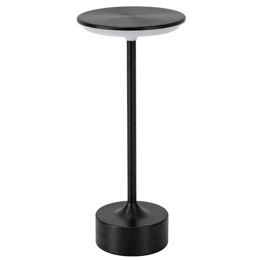Cordless Rechargeable LED Table Lamp With Touch Control Chrome Finish | Temsk