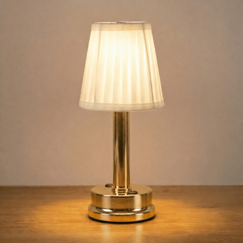 Modern Design Rechargeable LED Table Lamp, 12-Inch Height | Temsk