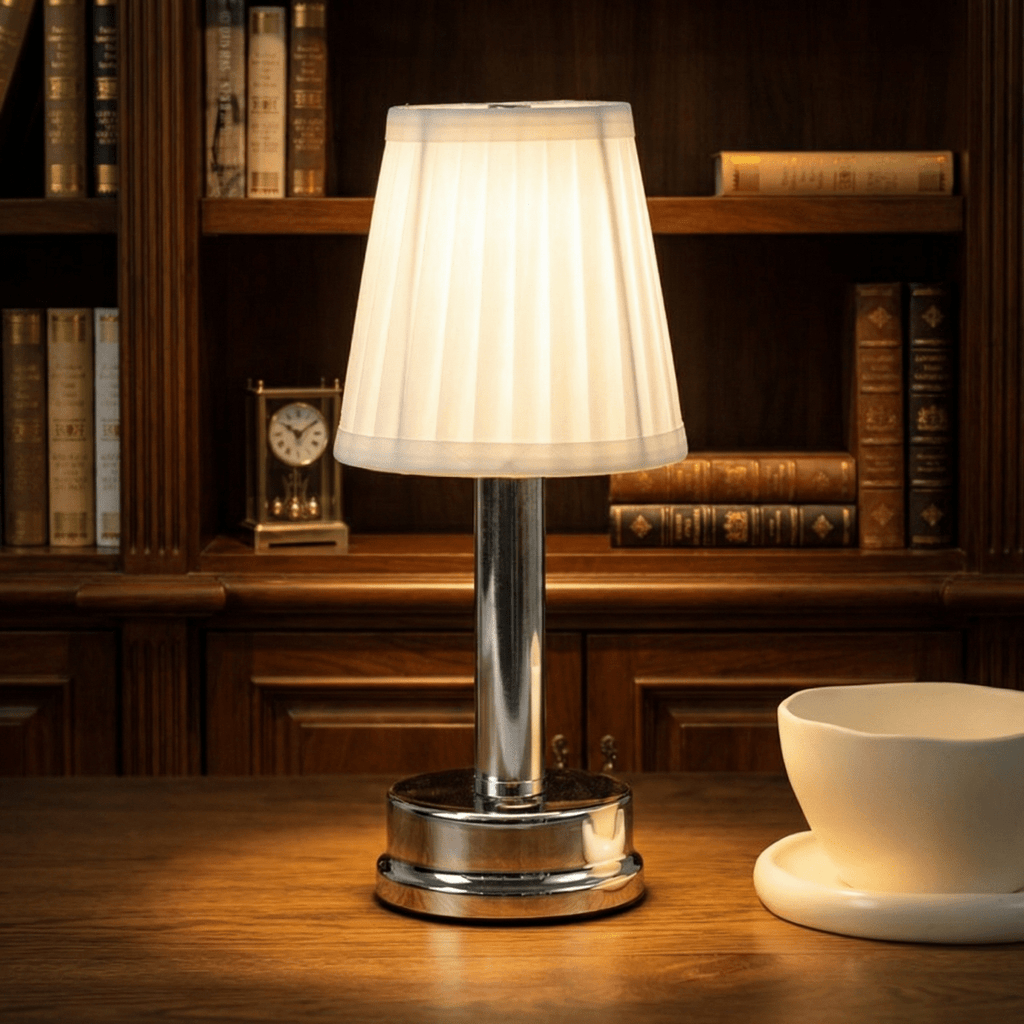 Modern Design Rechargeable LED Table Lamp, 12-Inch Height | Temsk
