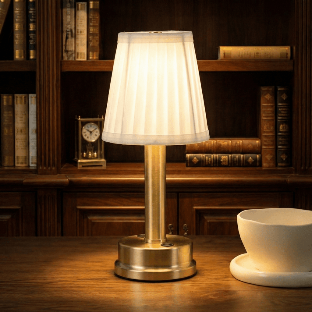 Modern Design Rechargeable LED Table Lamp, 12-Inch Height | Temsk