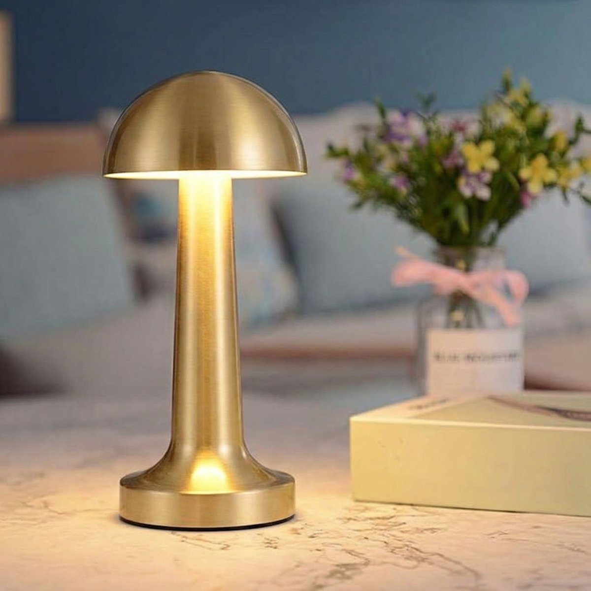 Contemporary Design Rechargeable LED Table Lamp With Touch Control | Temsk