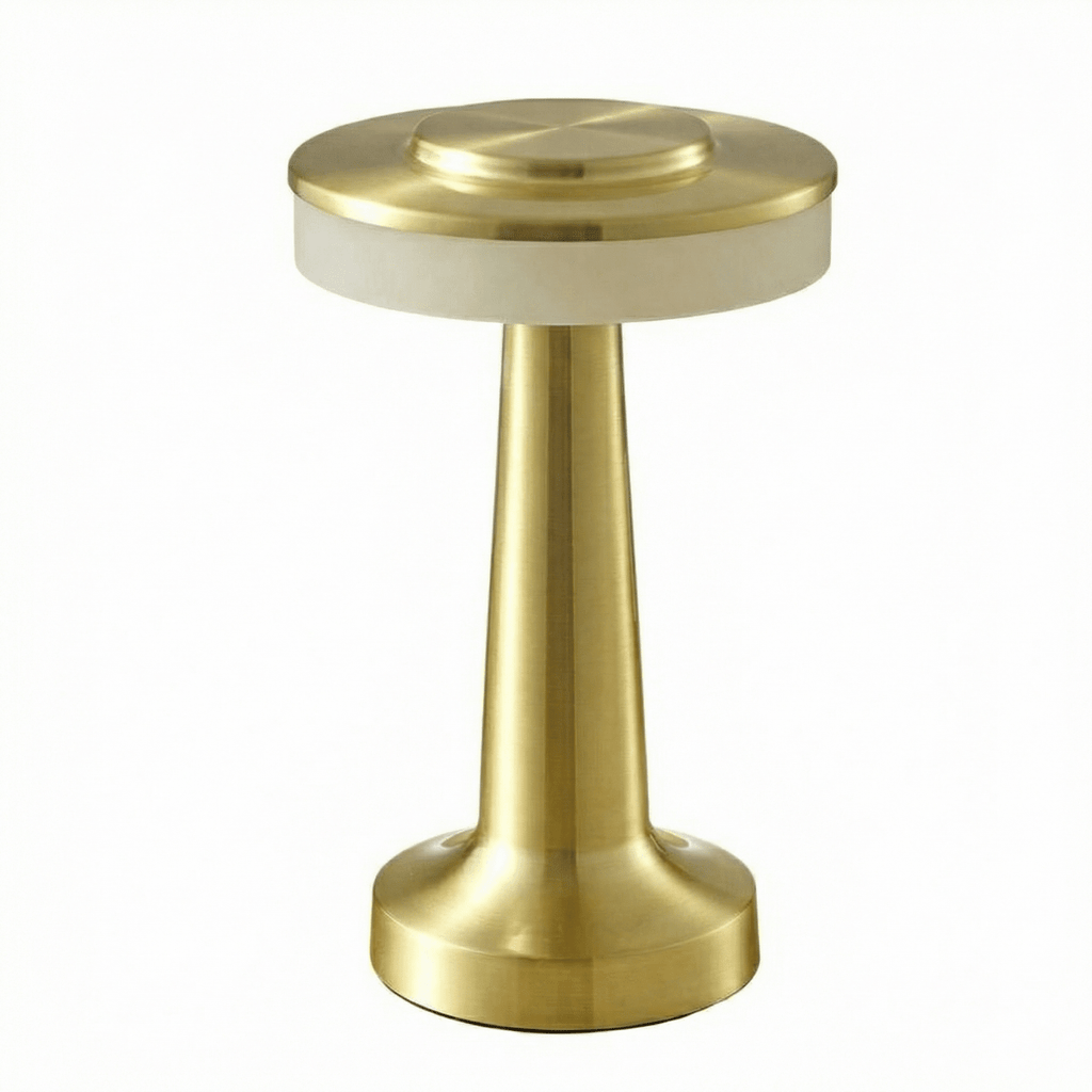 LED Rechargeable Table Lamp With Touch Control And Metal Design | Temsk