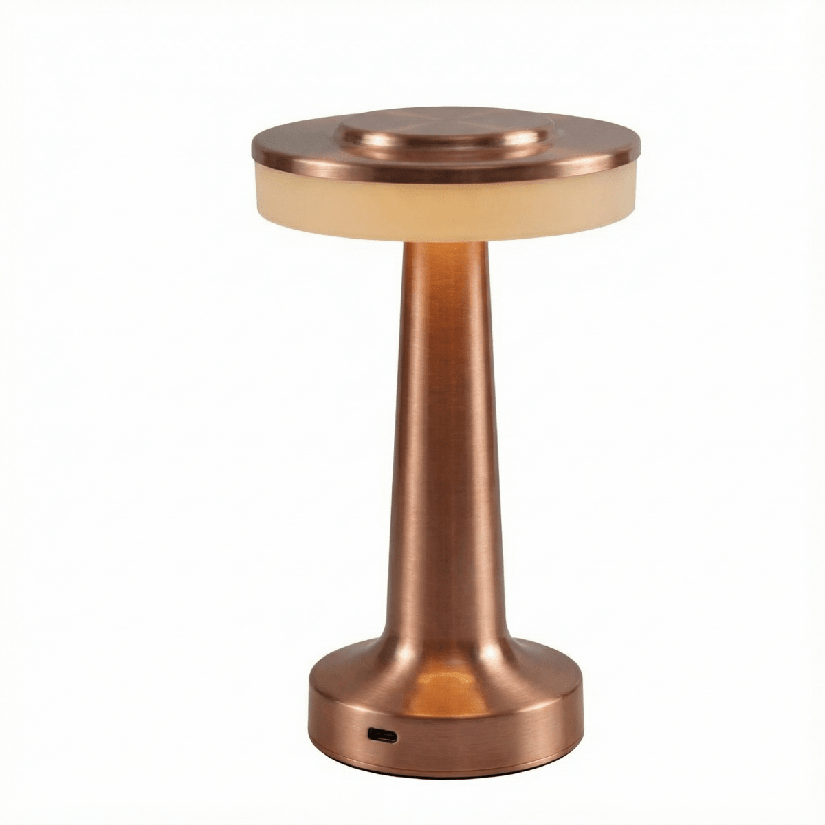 LED Rechargeable Table Lamp With Touch Control And Metal Design | Temsk